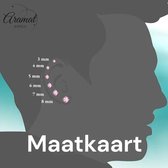 Aramat Jewels | Oorbellen | Stalen kinderoorbellen - bolletjes oorknopjes 3mm - schroefsluiting | | | |3mm | Staal | Kinderen, Volwassenen | Verkleurd niet