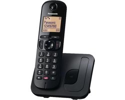 Telefoon Panasonic Dect KX-TGC250NLB Mono Black
