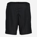 Short de sport noir avec ceinture élastique, vu de dos.