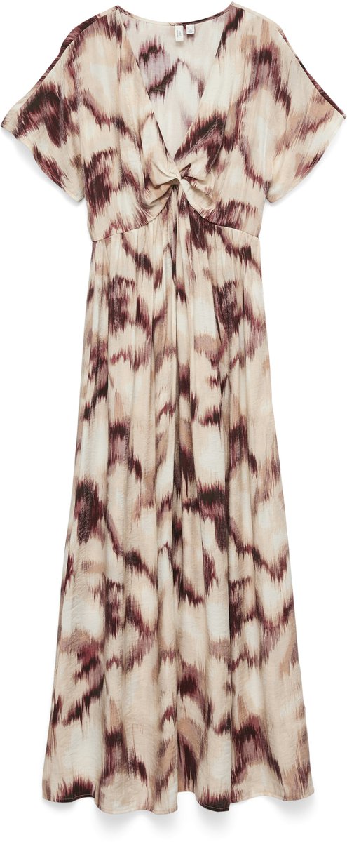 VERO MODA - VMKATERINA SS V-NECK ANKLE DRESS WVN BTQ - Dames - Maxi jurken