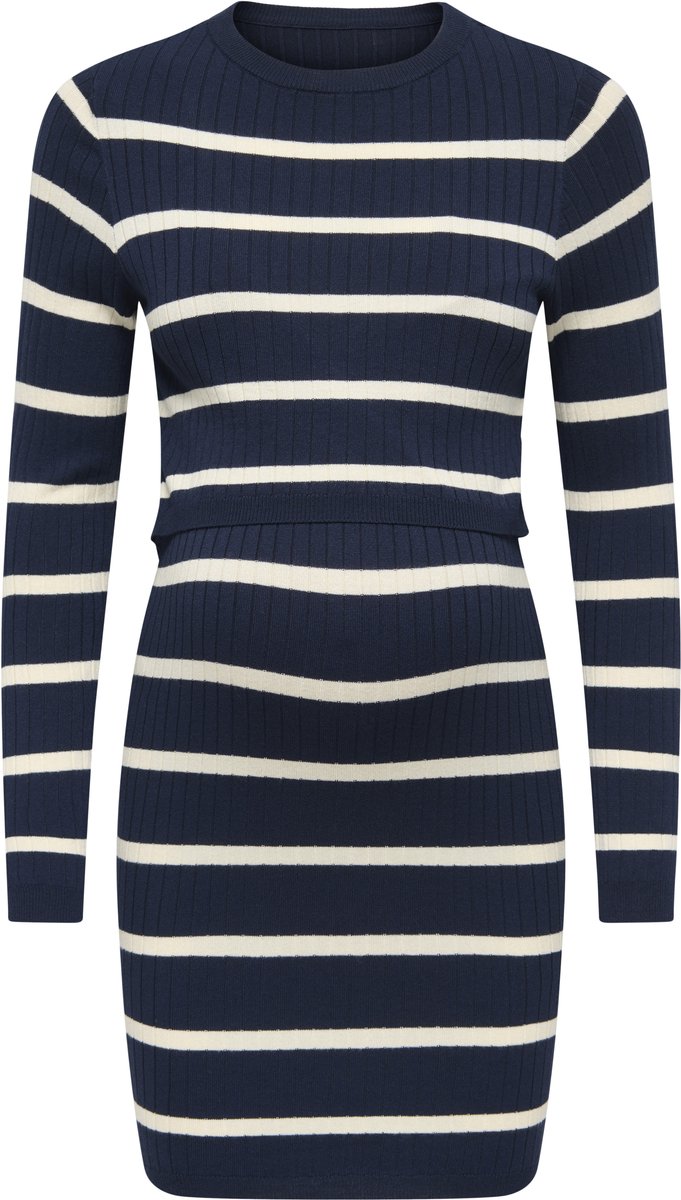 ONLY - OLMFEMI L/S O-NECK NURSING ABK DRESS KNT - Dames - Mini jurken
