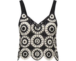 Only Top Onlyvonne S/l Top Jrs 15289731 Black/birch Dames Maat - S