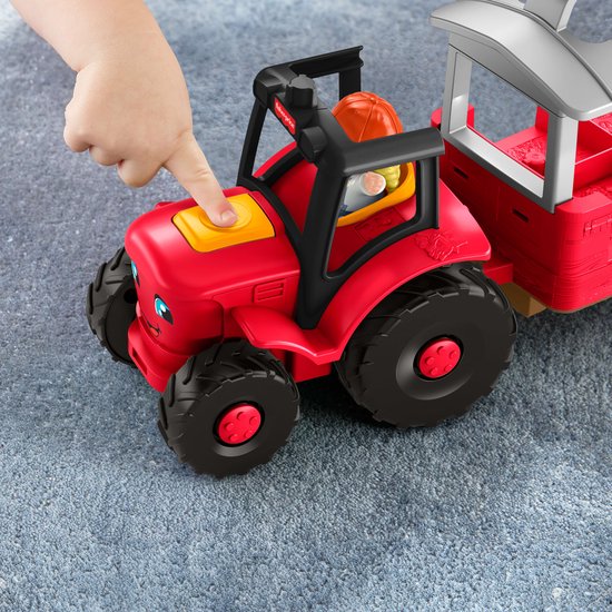 Fisher-Price Little People Dierenverzorgingsboerderij Tractor Cadeauset - Muzikale tractor met figuren van Merkloos — afbeelding 4