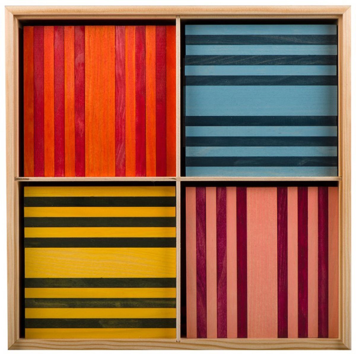 KAPLA - KAPLA Kleur - Constructiespeelgoed - 8 Kleuren- 100 Plankjes — afbeelding 6