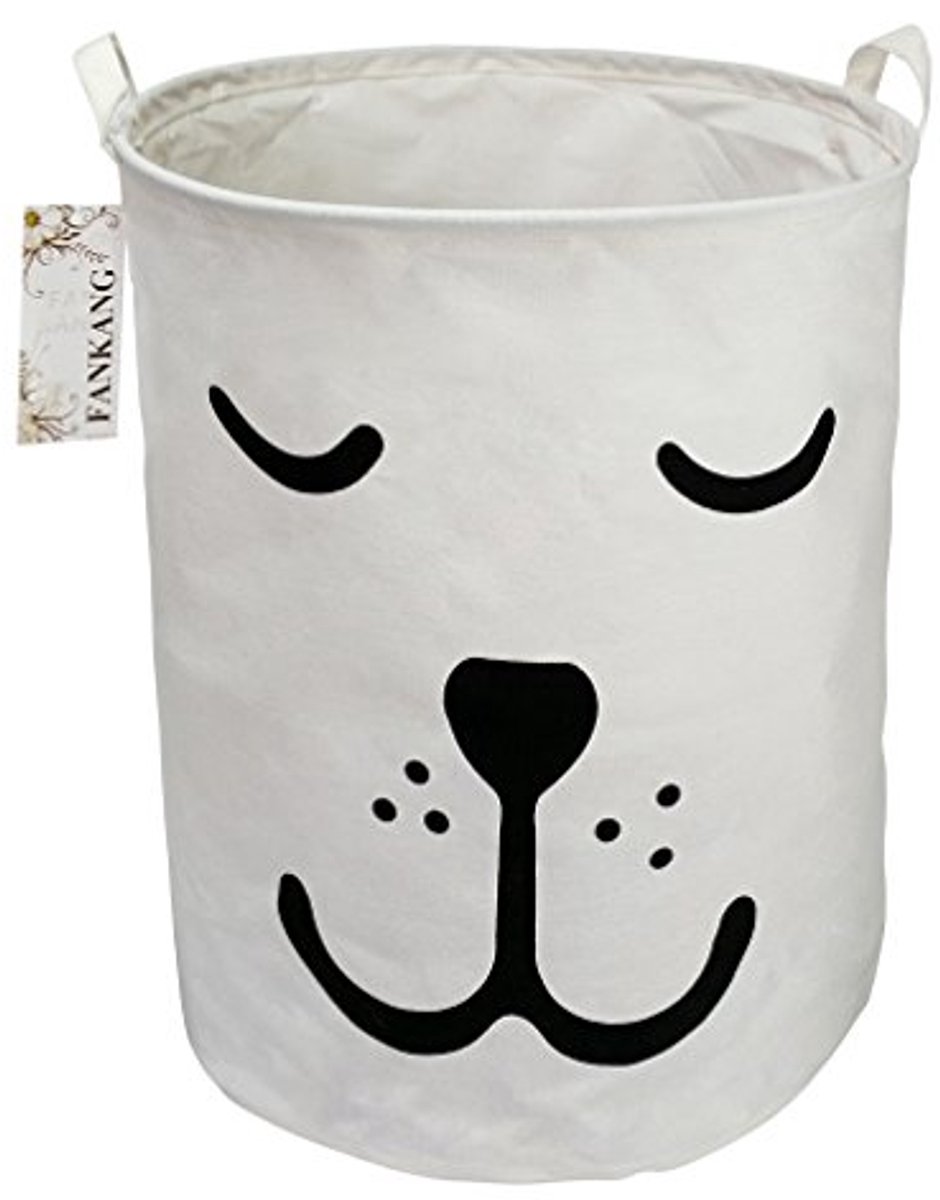 Opvouwbare Canvas Opbergmand voor Speelgoed en Kleding - Grote Opbergbak met Waterdichte Coating - Perfect voor Kinderen en Volwassenen