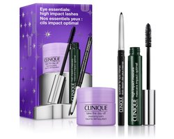 Clinique Eye Essentials High Impact Lashes Mascara Gift 3-Set Mascara + Quickliner™ For Eyes + Take The Day Off™ Cleansing Balm 15 ml