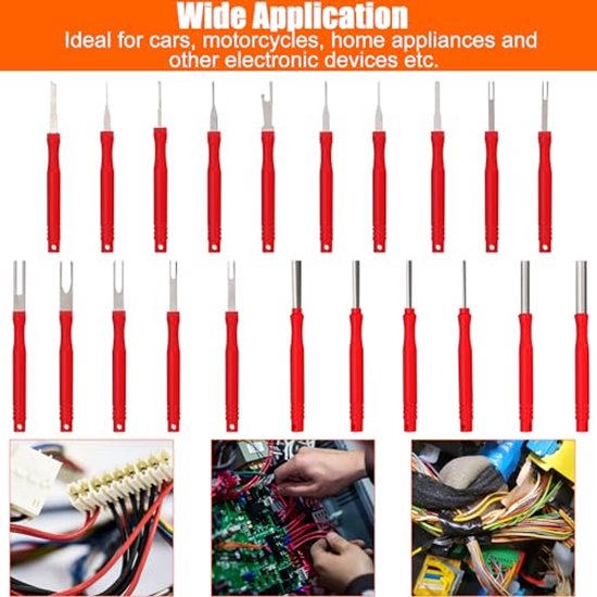 21pc Terminal Pin Removal Tool Set, Upgraded Electrical Connectors ...