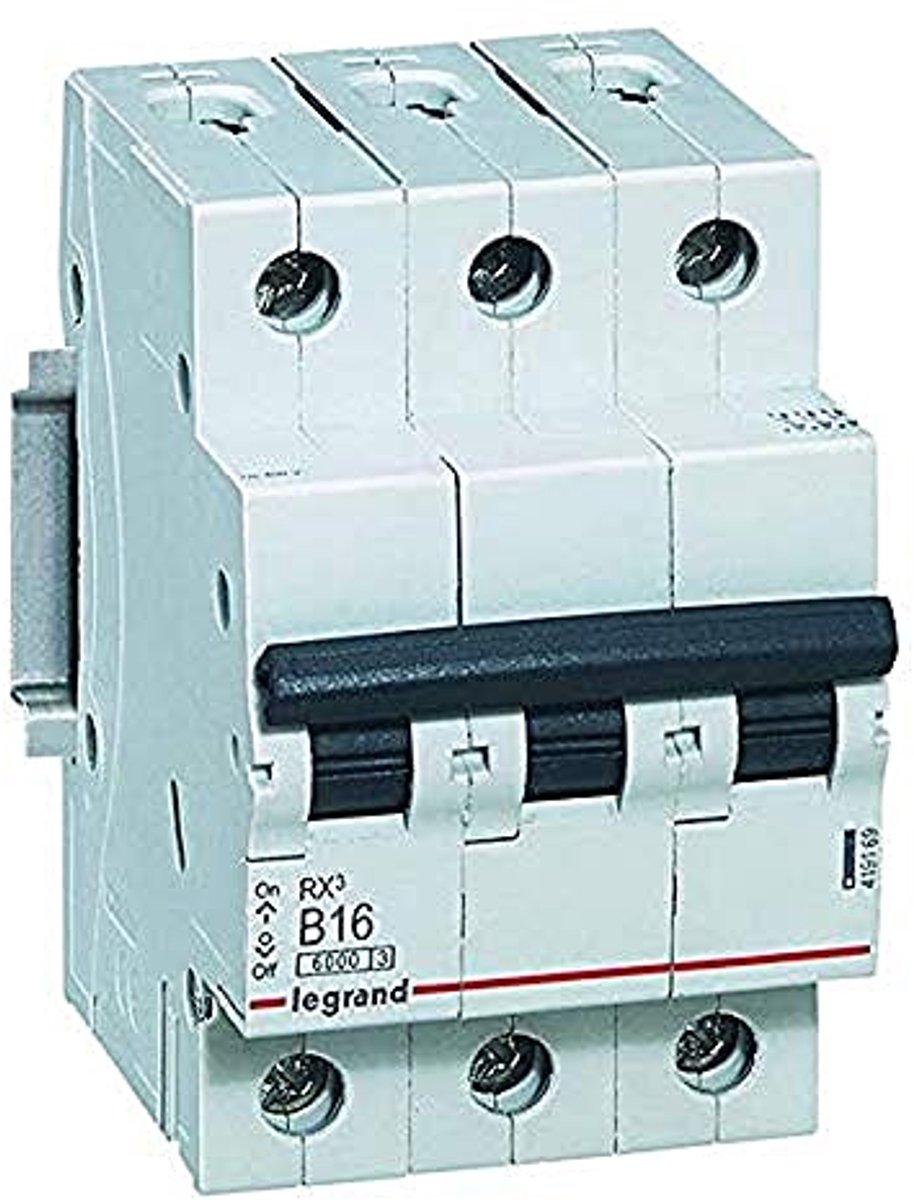 Thermische Magnetische Stroomonderbreker B-Karakteristiek 16A 3 Polig 6000A