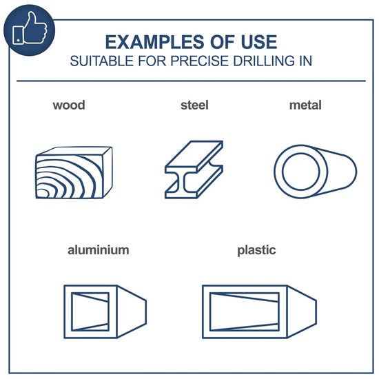 Scheppach Kolomboormachine DP60 - 710W - Max. boordiepte 100mm - Tafelboormachine met laser, LED & digitaal display