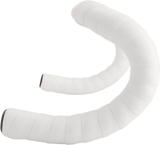 BBB Cycling RaceRibbon Carbon Stuurlint Racefiets - Extra Grip - Stuurtape Zelfklevend - Lengte: 200cm - Dikte: 2.5mm - Incl. Stuurdoppen - Wit - BHT-04 van BBB Cycling — afbeelding 3