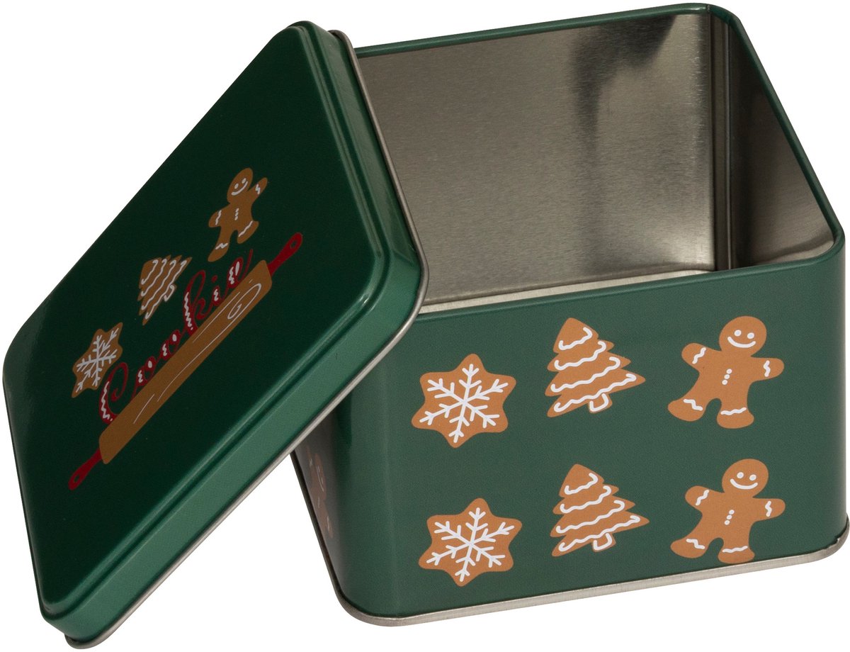 Metalen koekjesdozen, 3 stuks