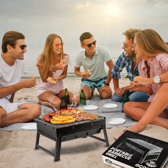 Draagbare Opvouwbare Grill Koffer - Ideaal voor Camping & Tuin — afbeelding 4