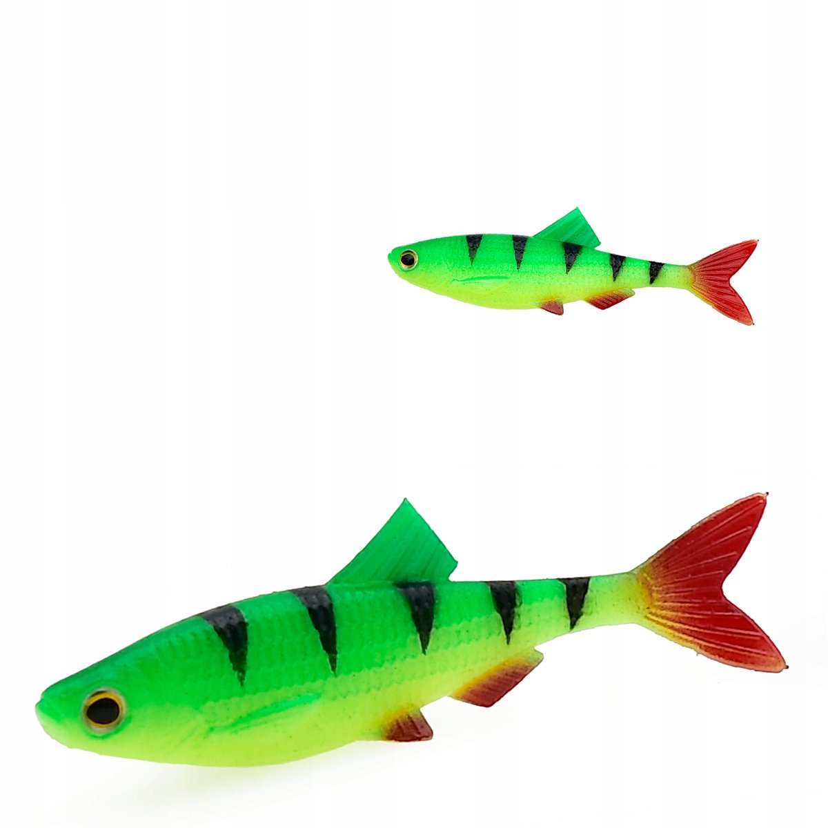 Ripper Gummen Aas Klassieke Staart 7cm - Perfect voor Baars, Snoekbaars & Snoek