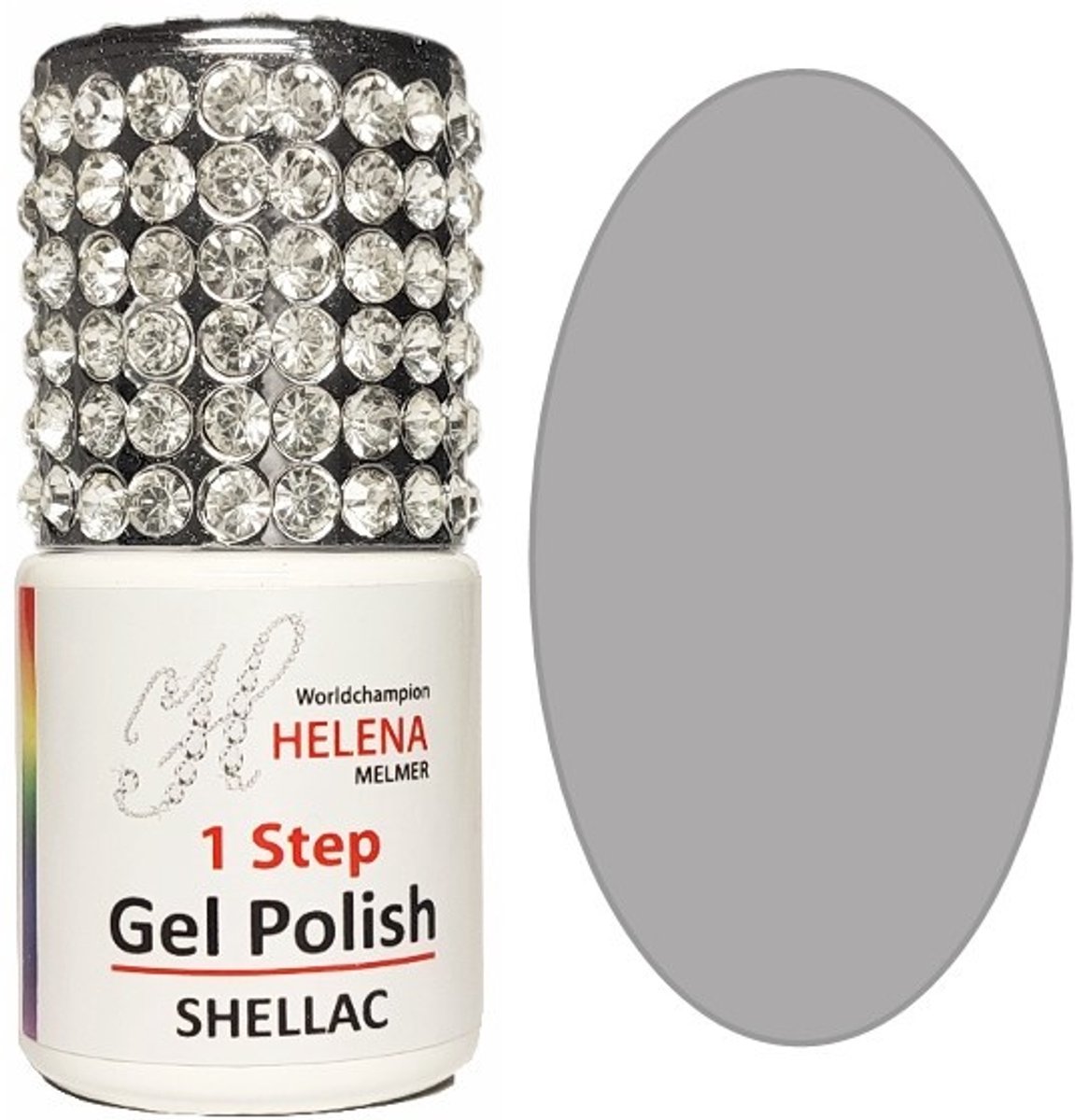 Helena - 1 Step Gel Polish - Mat Zwart - 074