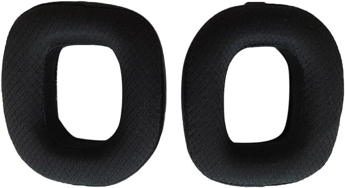 Allecto Plus - Comfortabele Oorkussens voor Gaming Headset, Traagschuim en Mesh, Zwart