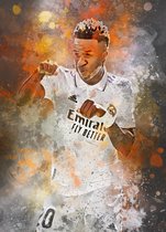 Affiche Vinicius Junior Real Madrid - 20x30 Pouces - Poster Pop Art - Cadeau Fan