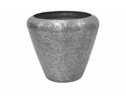 Ter Steege - aluminium Bloempot - Zilver - D45 x H40 cm - Opening 34 cm