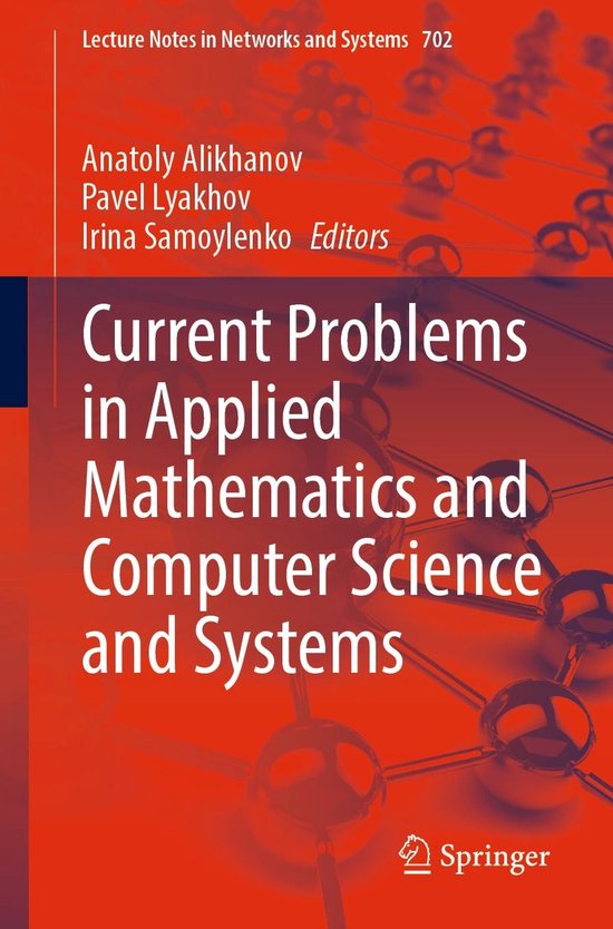 Lecture Notes in Networks and Systems 702 - Current Problems ... - cover