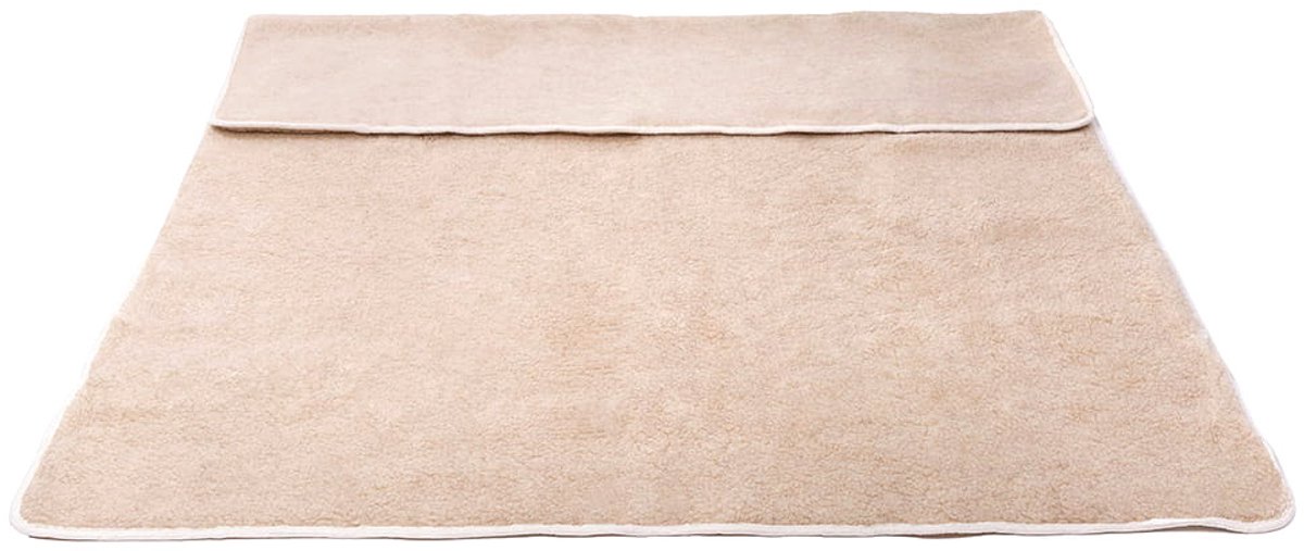 Wollen Deken 140x200 cm | Luxe Merino Wol OnceDoce® |100% Zuivere Australische Wol – Premium Wollen Deken 450 g/m² | Woolmark® Certificaat | Wasbaar, Antiallergisch, Zacht & Warm - Beige