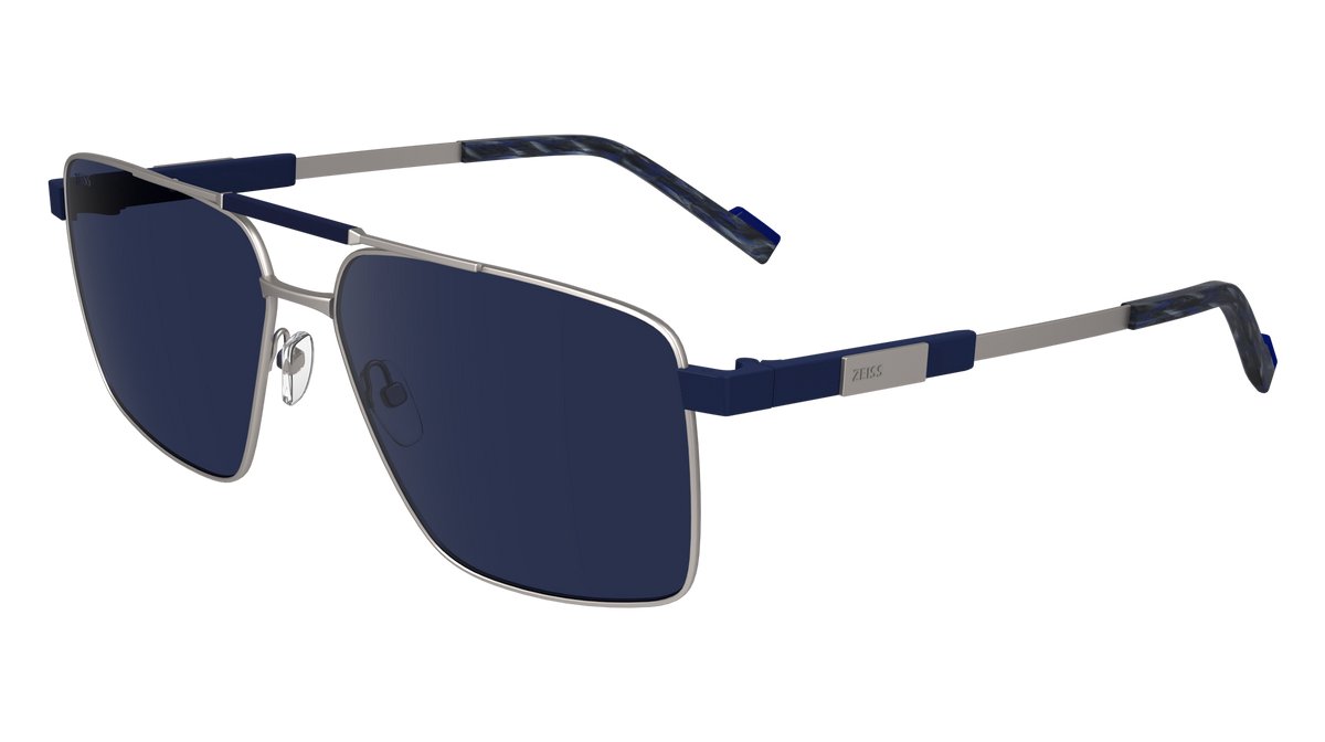 ZEISS ZS23136S 072 RUTHENIUM/BLUE 59/14/145 MALE Zonnebrillen