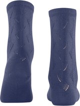 FALKE Wind Dance eenkleurig wol sokken dames zwart - maat 39-42