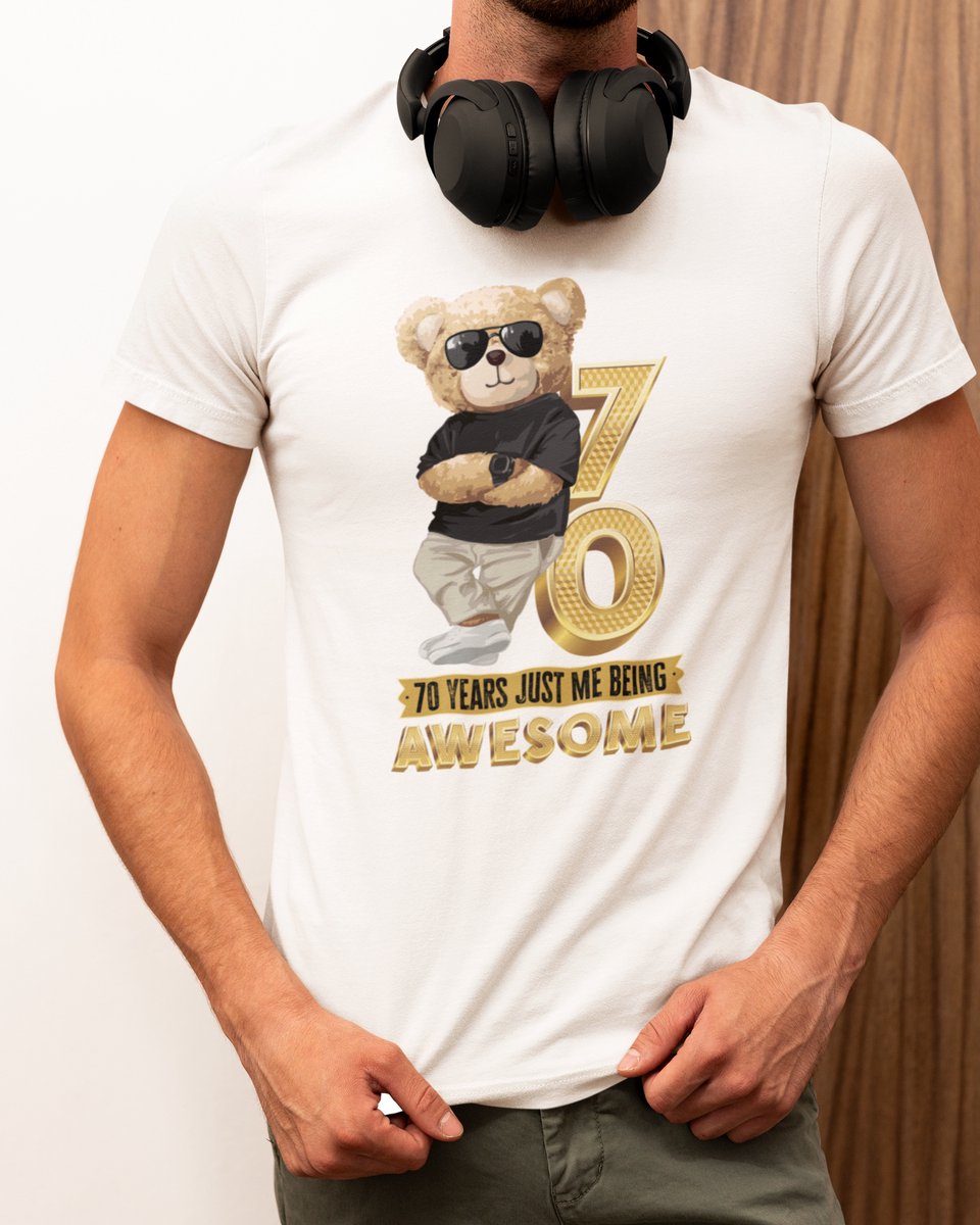 70 Jaar Verjaardag cadeau T-shirt - Wit T-shirt Heren - Maat XXL - Verjaardag Cadeau Mannen - Limited Edition