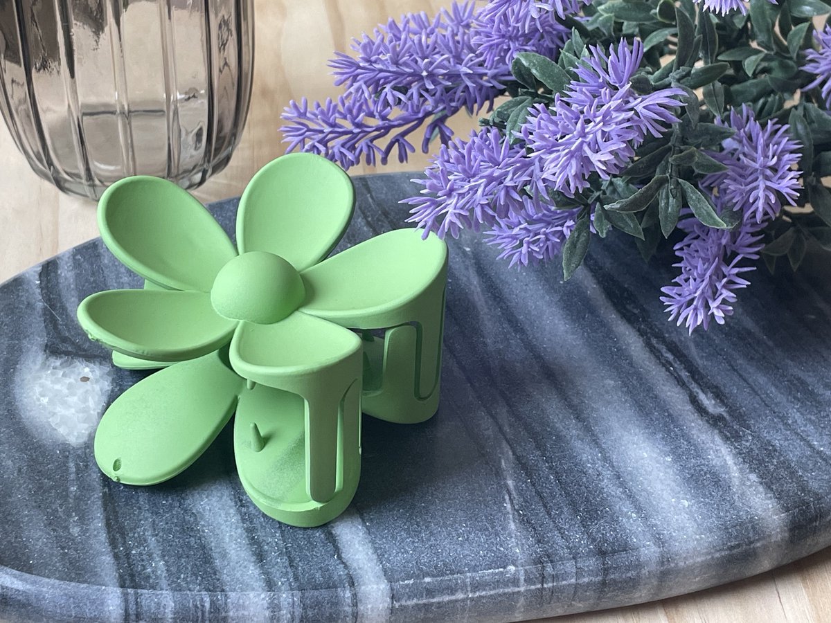 Haarklemmen set - 4 modellen - Groen