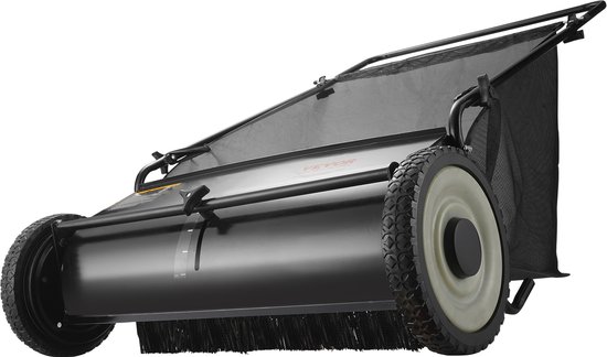 VEVOR Handgrasmaaier 66cm Veegbreedte Grasmaaier Handmatig 198L Capaciteit van de Opvangmand Kooimaaier 142x81x75cm Handkooimaaier Verstelbaar voor het Opvegen van Bladeren, Gemaaid Gras, Kleine Takken — afbeelding 2