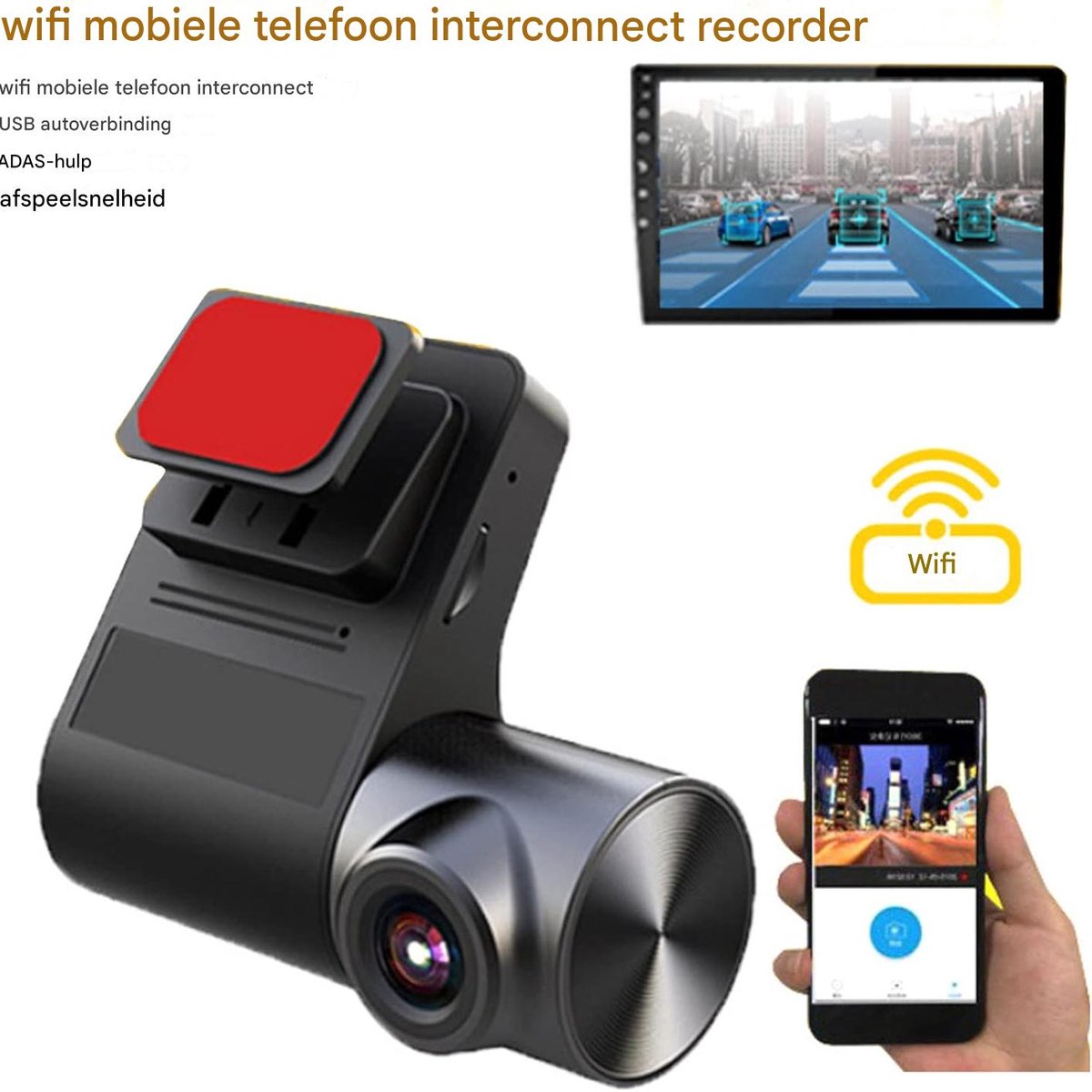 Mini Auto Dashcam + 128GB SD-Kaart – 720P HD Rijrecorder met 140° Groothoeklens, Nachtzicht & Automatische Lusopname – Compacte Autocamera met Bewegingsdetectie, USB-voeding & Eenvoudige Montage – Ideaal voor Elke Auto – foto 8