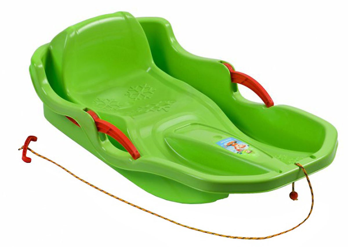 Speed Bob Slee met Rem - Stevige Kunststof Slee voor Kinderen