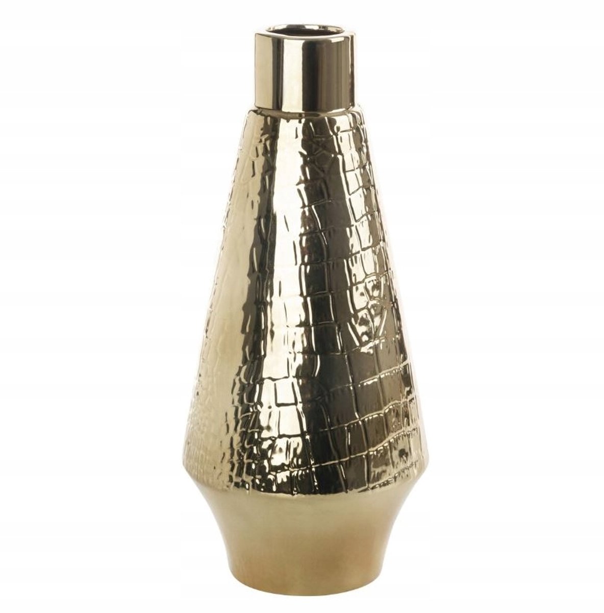 Gouden Dolomiet Vaas Erna - Stijlvolle Woondecoratie (31 cm)