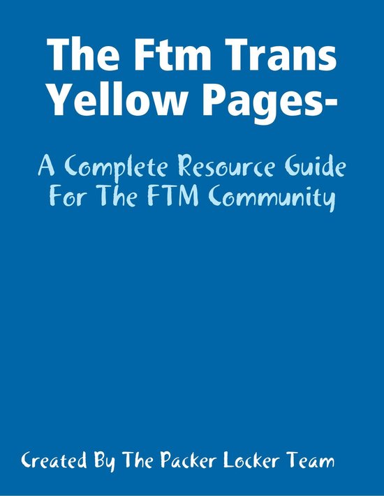 The Ftm Trans Yellow Pages - cover