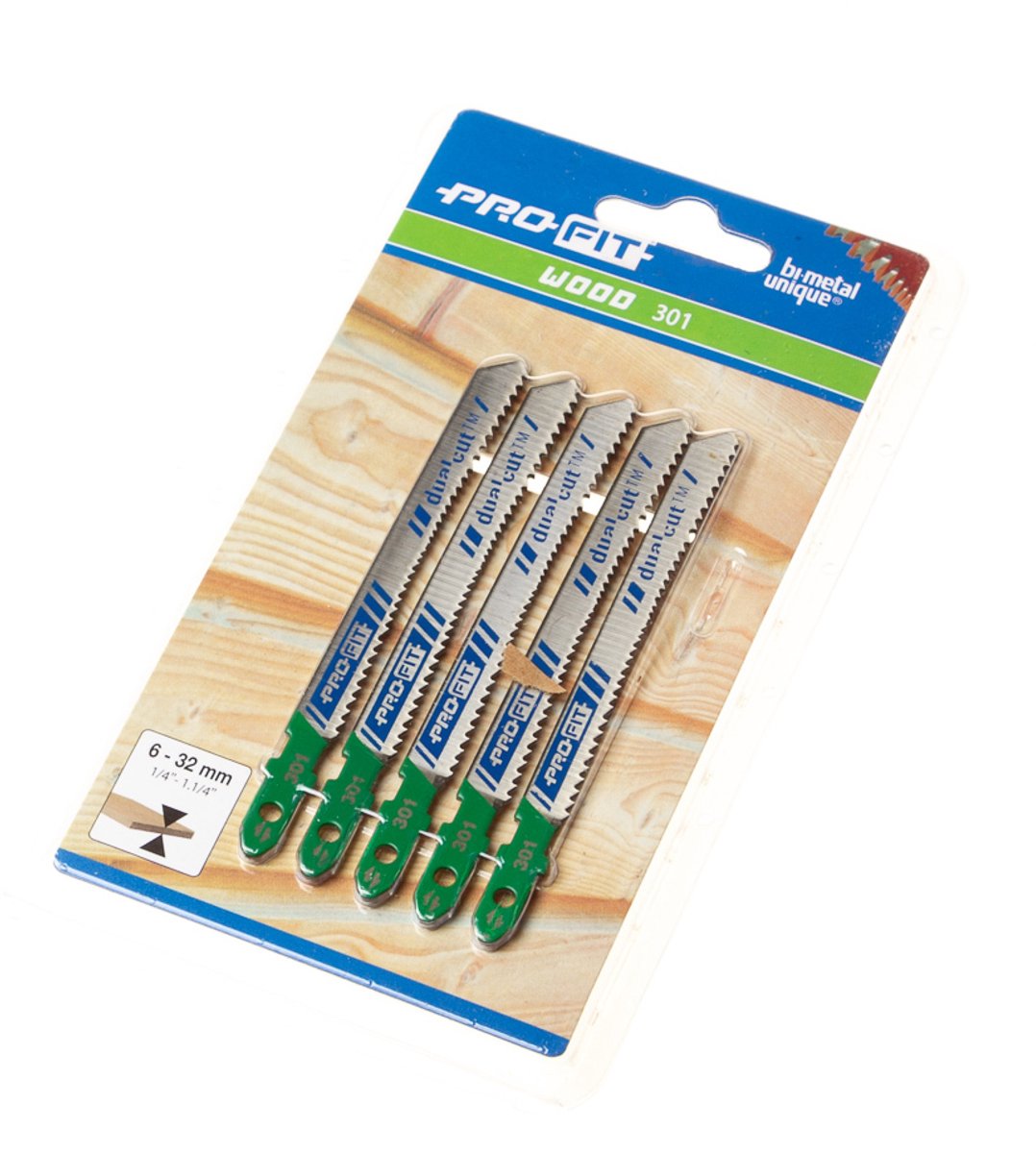 Profit decoupeerzaagblad - Hout - Fijn - 75 mm - 5 stuks