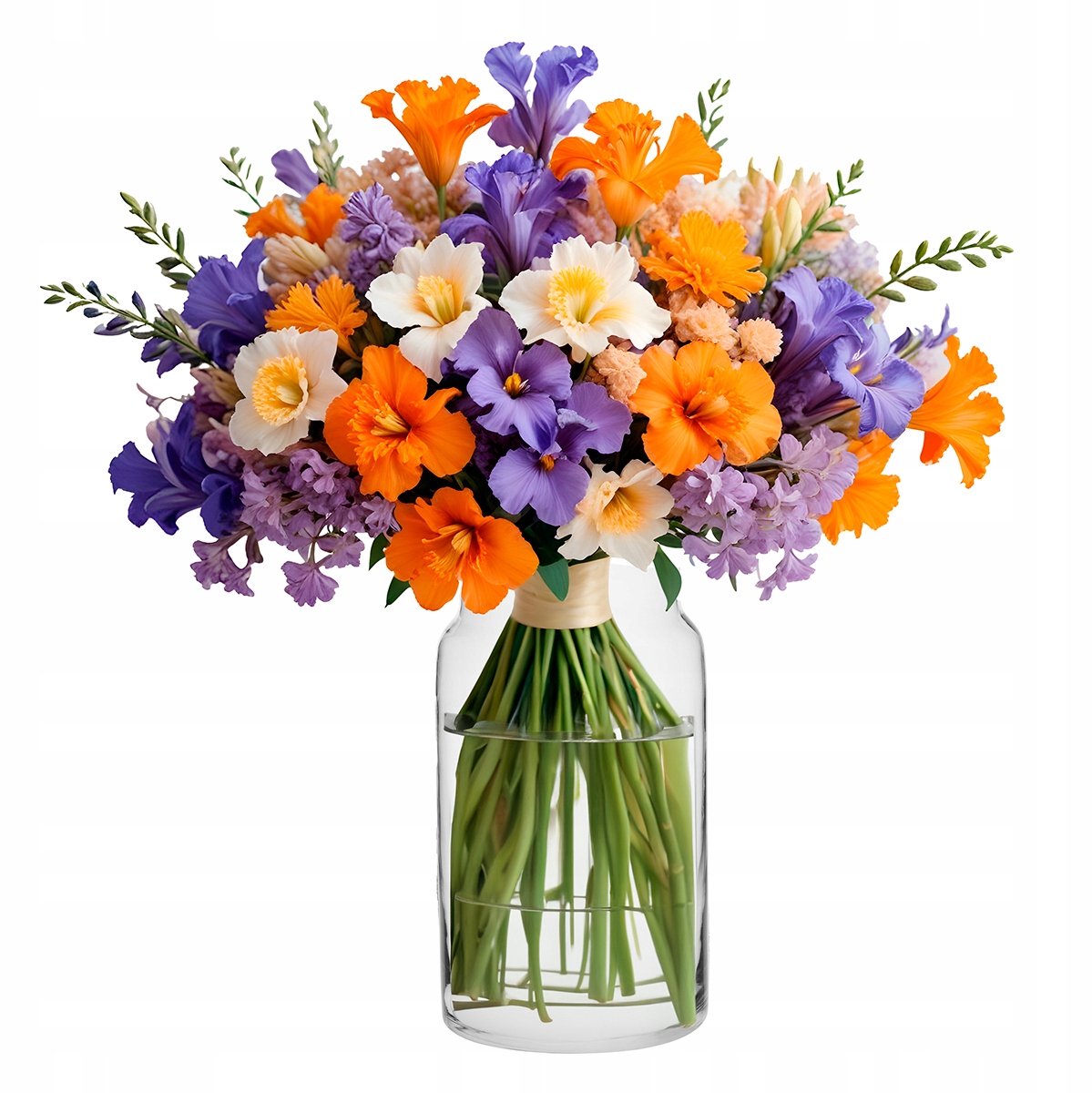 Altom Design Lilia Glazen Vaas 30cm - Stijlvolle Bloemendecoratie