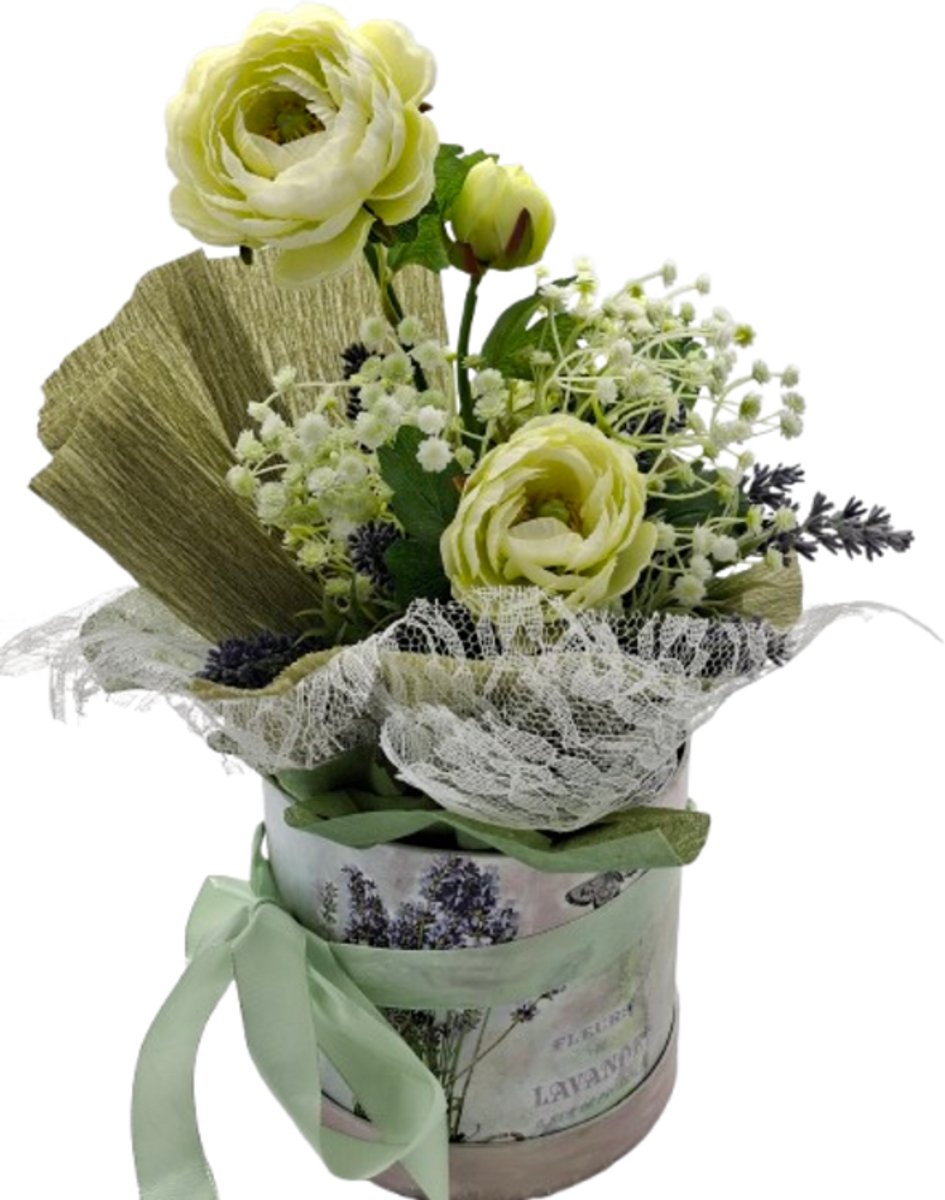 Kunstbloemen Boeket – Nepbloemen Decoratie – Zijden Bloemen voor Binnen – Woondecoratie & Cadeau