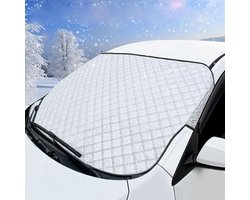 EXCITAT Voorruithoes - Winterbescherming geschikt voor auto's - Zonwerende voorruit geschikt voor auto's - Grote voorruithoes - 145 x 100 cm