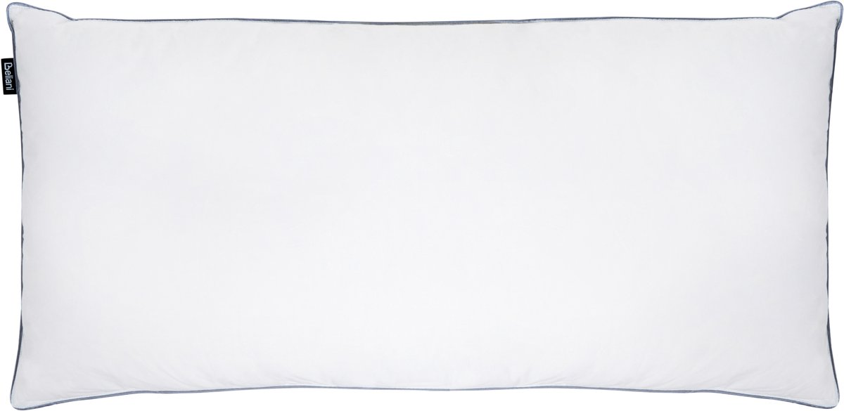 BELIANI TEIDE - Hoofdkussen 3 vakken - Wit - 40 x 80 cm - Hoog - Eendenveren