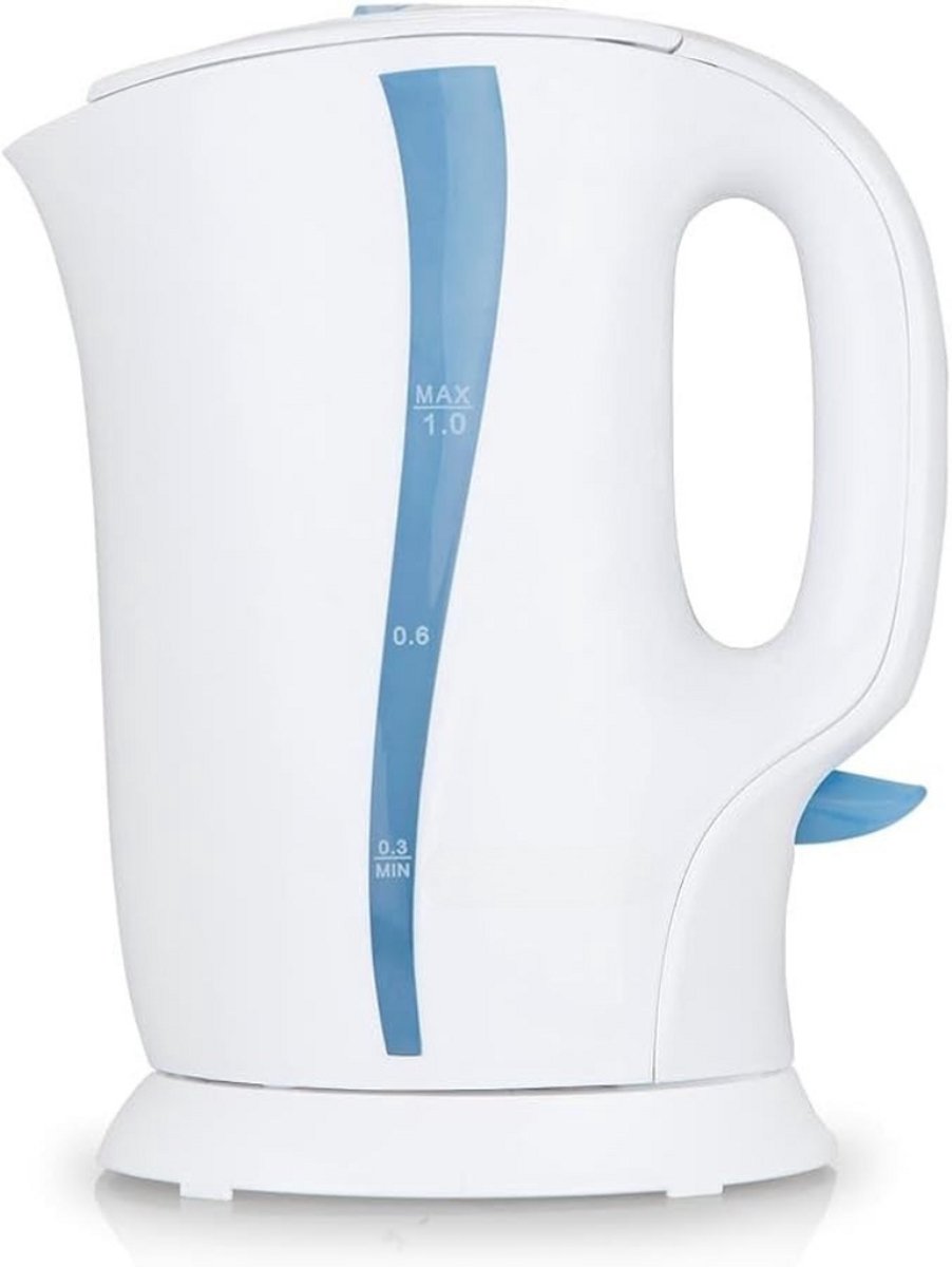 SCH® Waterkoker camping - Waterkoker klein - Waterkoker reis - Wit - 11cm x 19cm x 24cm