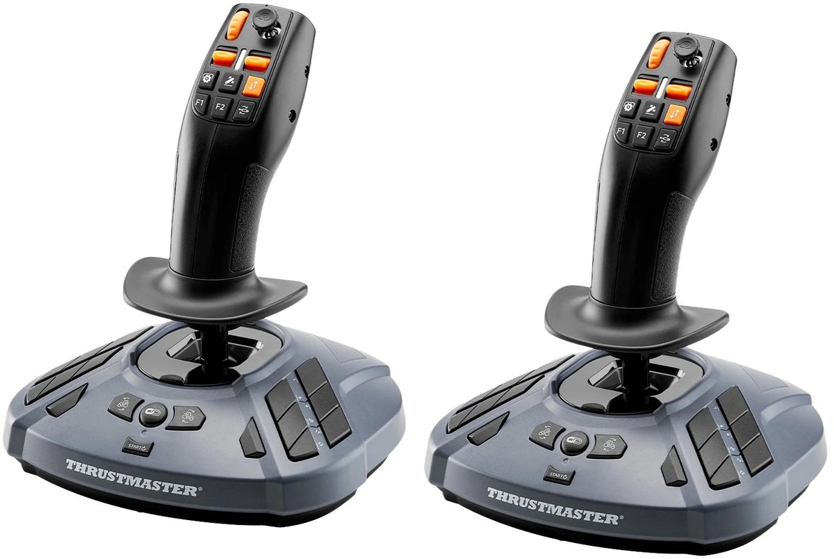 Thrustmaster Simtask Farmstick Duo Pack - Multifunctionele Joystick voor Farming and Trucking - PC
