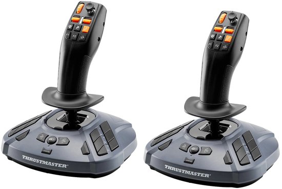 Thrustmaster Simtask Farmstick Duo Pack - Joystick multifonction pour l'agriculture et le transport - PC