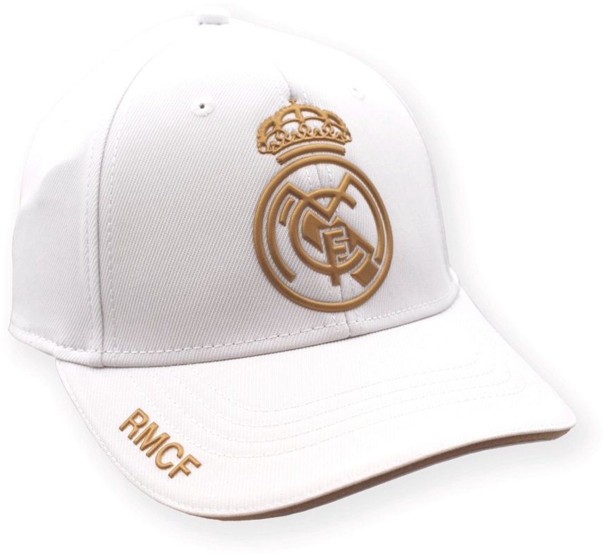 Real Madrid pet GD wit/goud - volwassenen