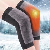 Wollen Kniebrace – Thermisch, Elastisch, Ademend, 27 Cm Lang, One Size, Geschikt Voor 50-80 Kg, Voor Dames En Heren