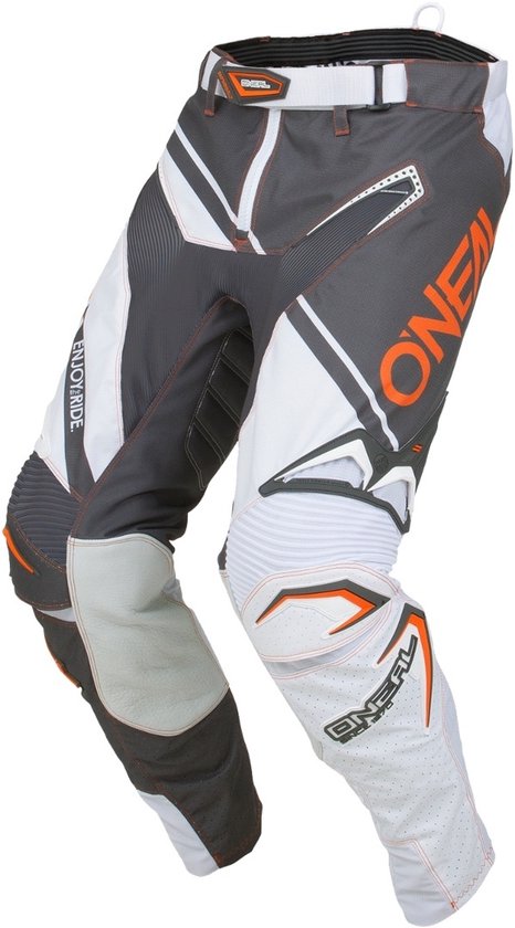 Pantalon de motocross O'NEAL Hardwear Rizer White Gris - Taille 32 - Pantalons
