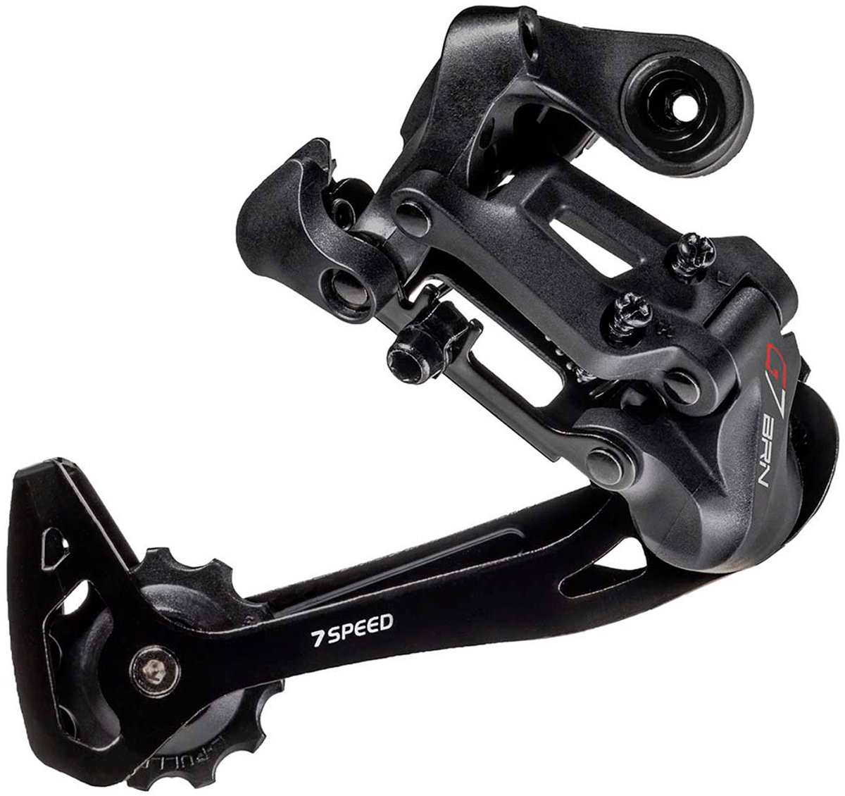 Brn G7 Shimano Achterderailleur Zilver 9s / Max 42t