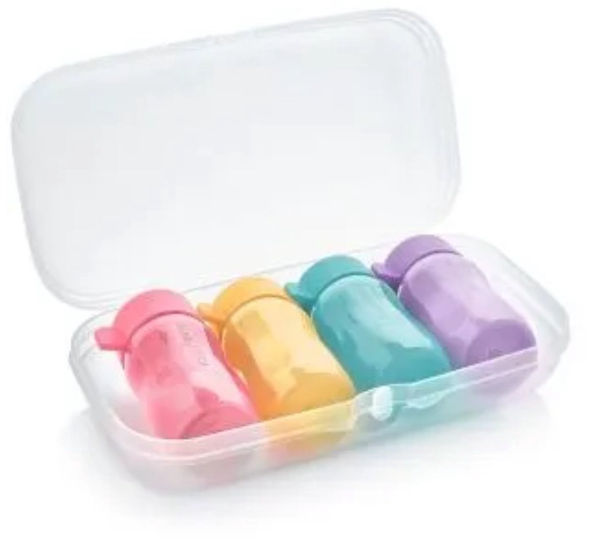 Tupperware Mini Flesjes 90ml - voor reizen - handbagage - 90 ml