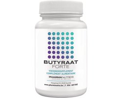 Butyraat Forte PharmaNutrics – Natriumbutyraat Voor Darmgezondheid (60 caps)
