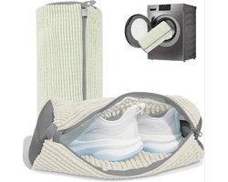 Grote Schoenwaszak Anti-Slijtage 360° Driedimensionale Bescherming Wasmachine Universeel - Zware Rits Wasbaar (- Herbruikbare Sneakers/Kleding Waszakken, Reizen & Cadeaus Favoriete Keuze), Waszakken