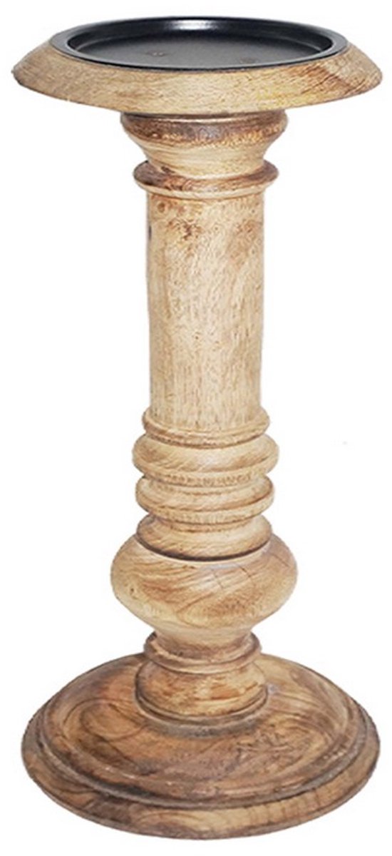 kandelaar mango hout bol 20cm