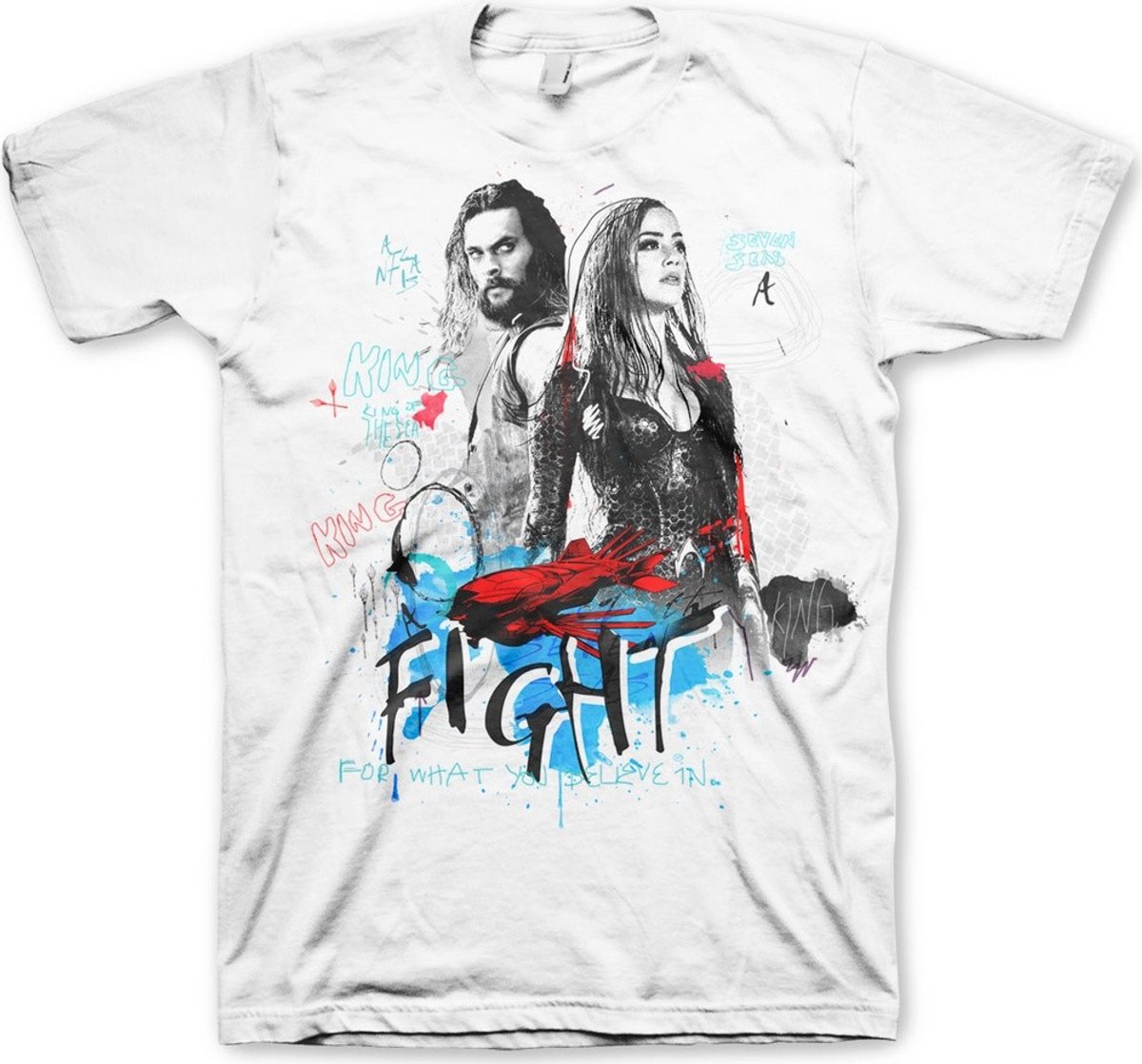 DC Comics Aquaman Heren Tshirt -S- Believe Wit
