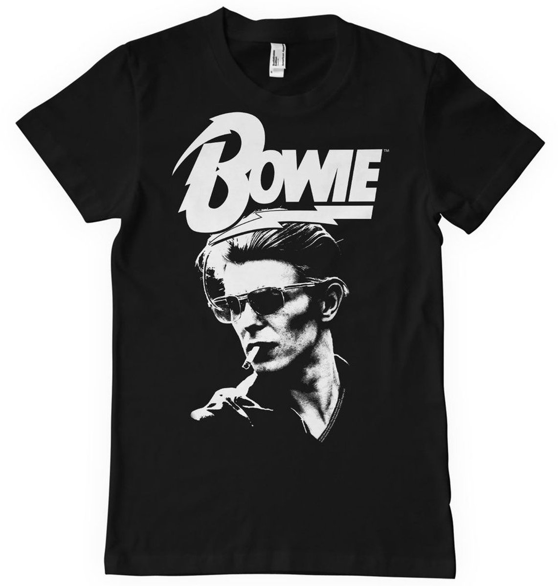 David Bowie Smoking Portra-it -T-shirt PS-1-DBO007-H69-16